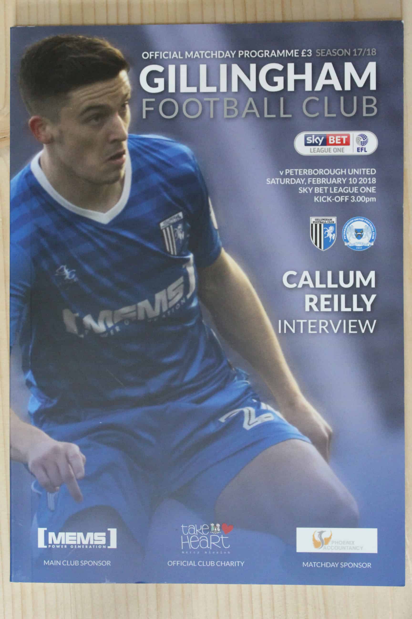 Gillingham FC v Peterborough United FC